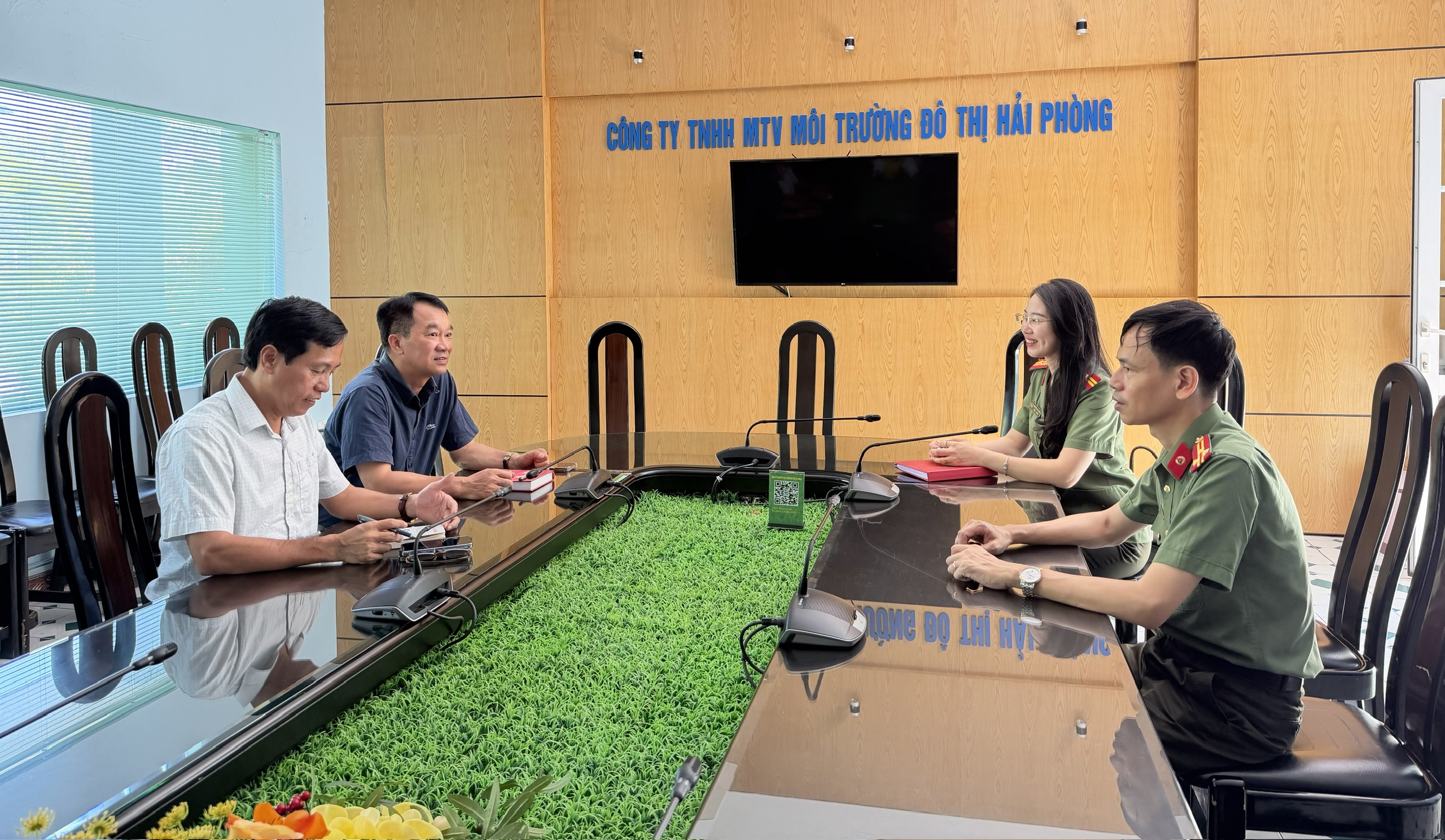 Phòng An ninh kinh tế: Giữ vững an ninh kinh tế, an ninh nội bộ tại Công ty TNHH MTV Môi trường đô thị Hải Phòng